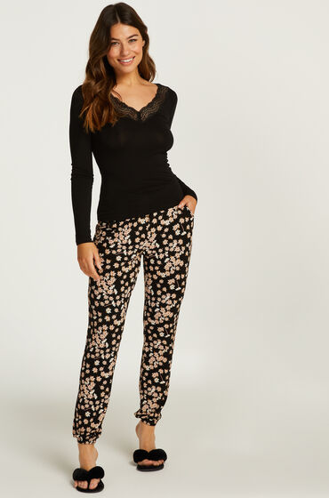 Hunkemöller Tenue de pyjama Lace Noir
