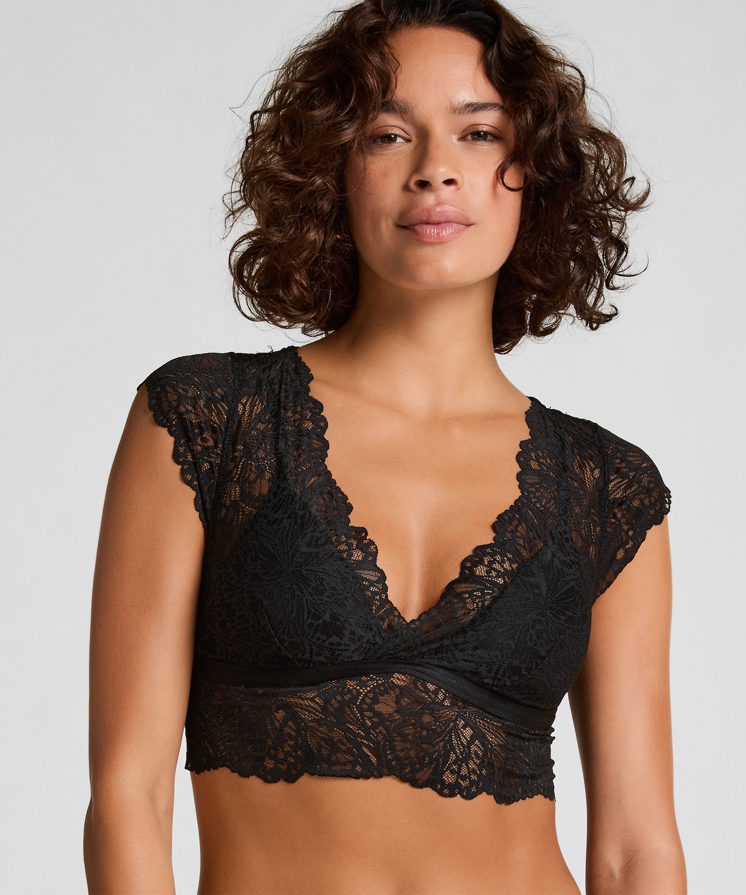 Bralette Poesie, Schwarz