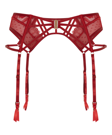Porte-jarretelles Billie, Rouge