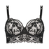 Soutien-gorge bustier non rembourré à armatures Mila, Noir