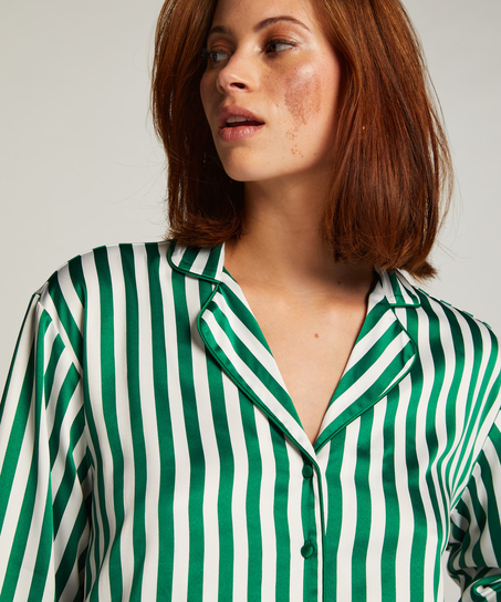 Veste à manches longues Satin, Vert