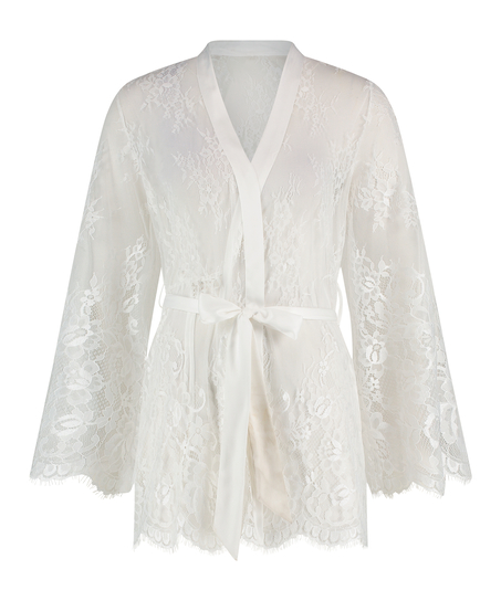 Kimono Lace Isabelle, Blanc