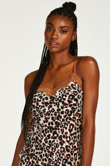 Hunkemöller Cami Velours Spitze Beige