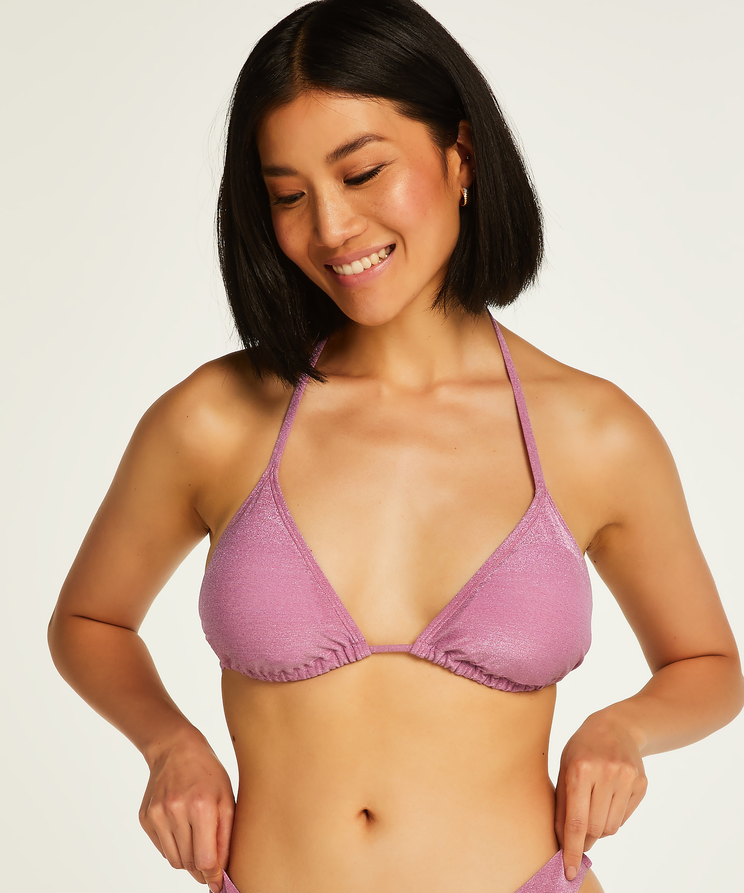 Top de bikini triangle Tasmania, Violet, main