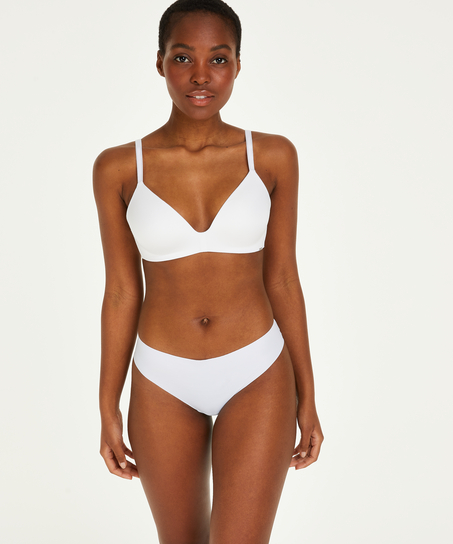Slip brésilien invisible, Blanc