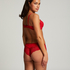 Slip brésilien Rose, Rouge