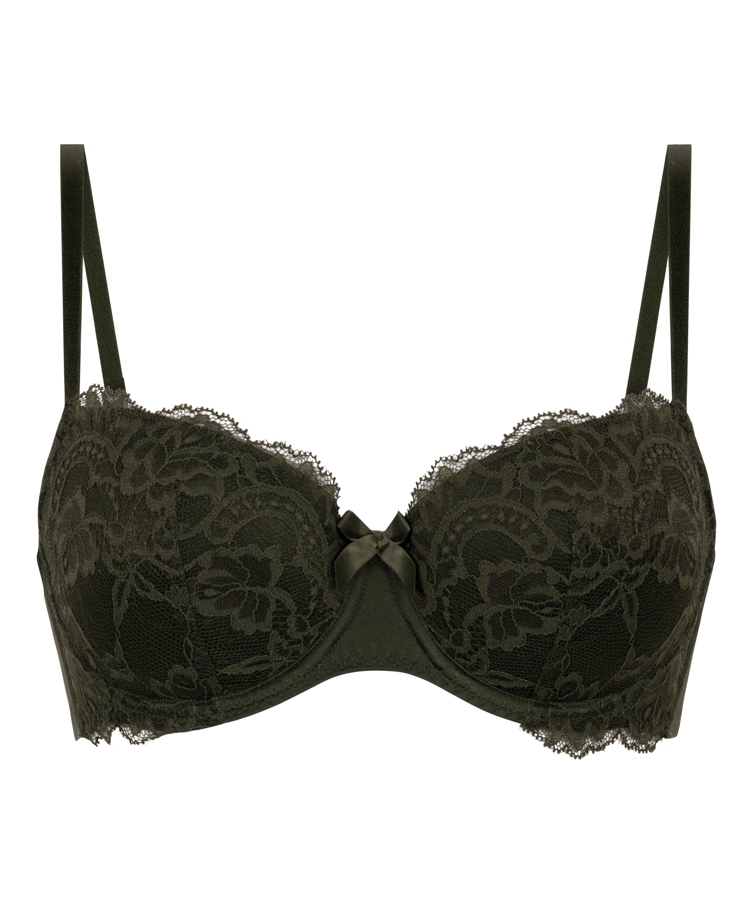 Soutien-gorge à armatures préformé Teddy, Vert, main