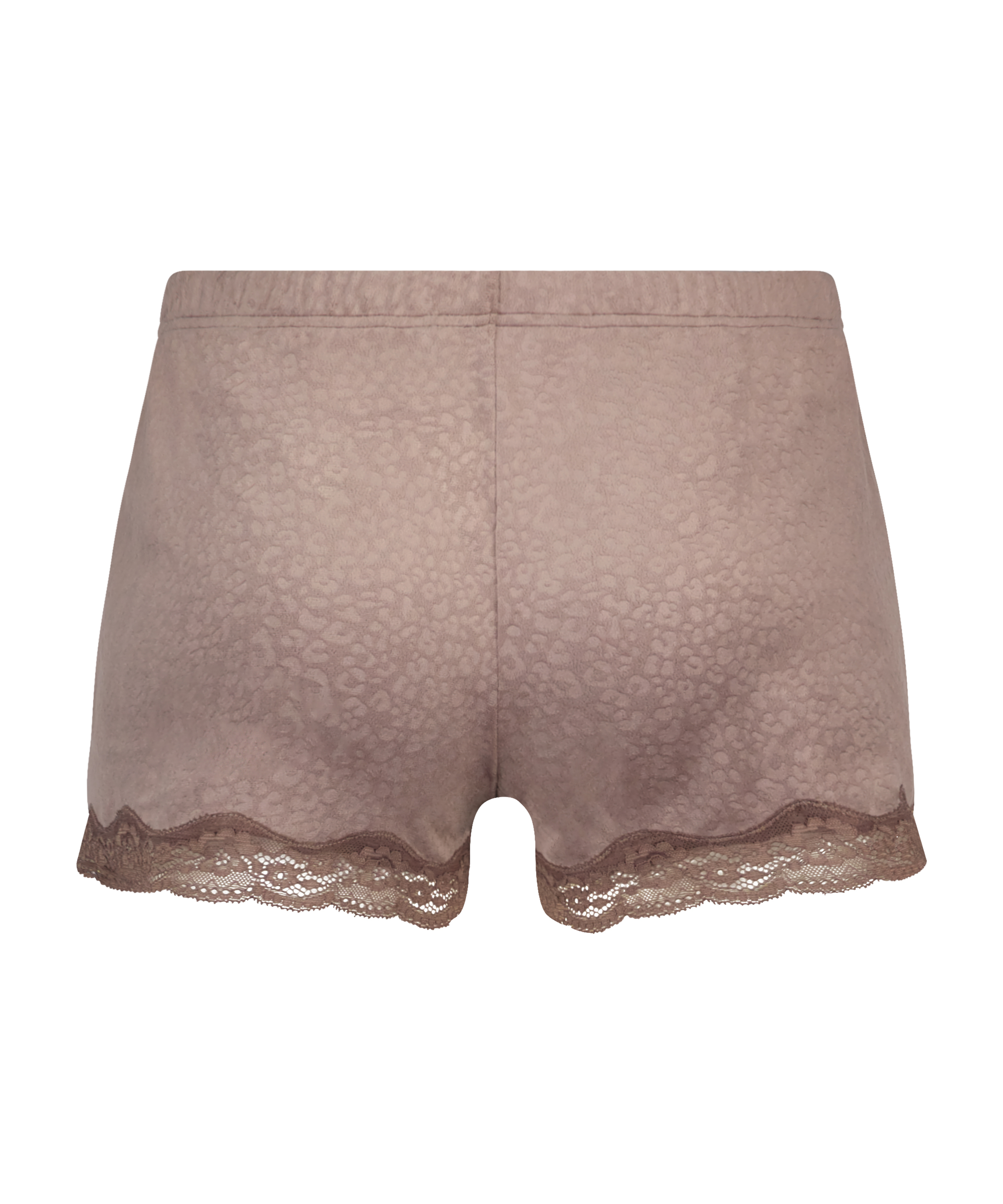 Shorts Velours Lace, Braun, main