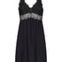 Slipdress Nora Lace, Schwarz