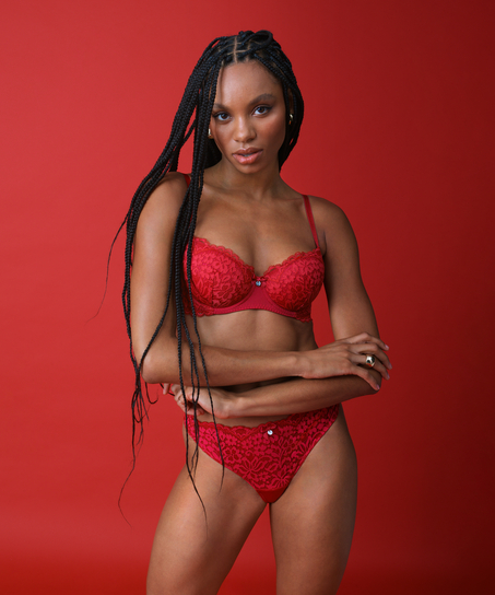 Vorgeformter B&uuml;gel-BH Rose, Rot