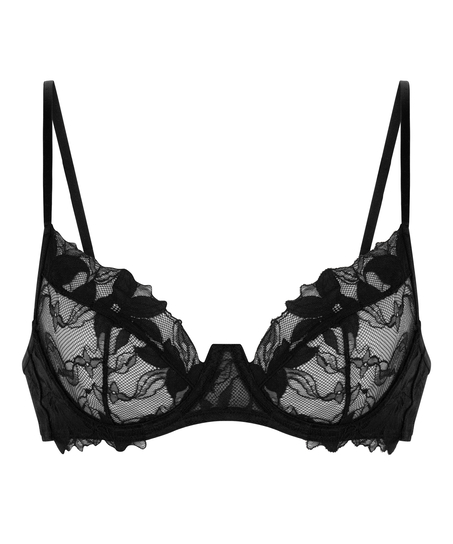 Soutien-gorge à armatures non-préformé Ingrid, Noir, main Soutien-gorge à armatures non-préformé Ingrid, Noir