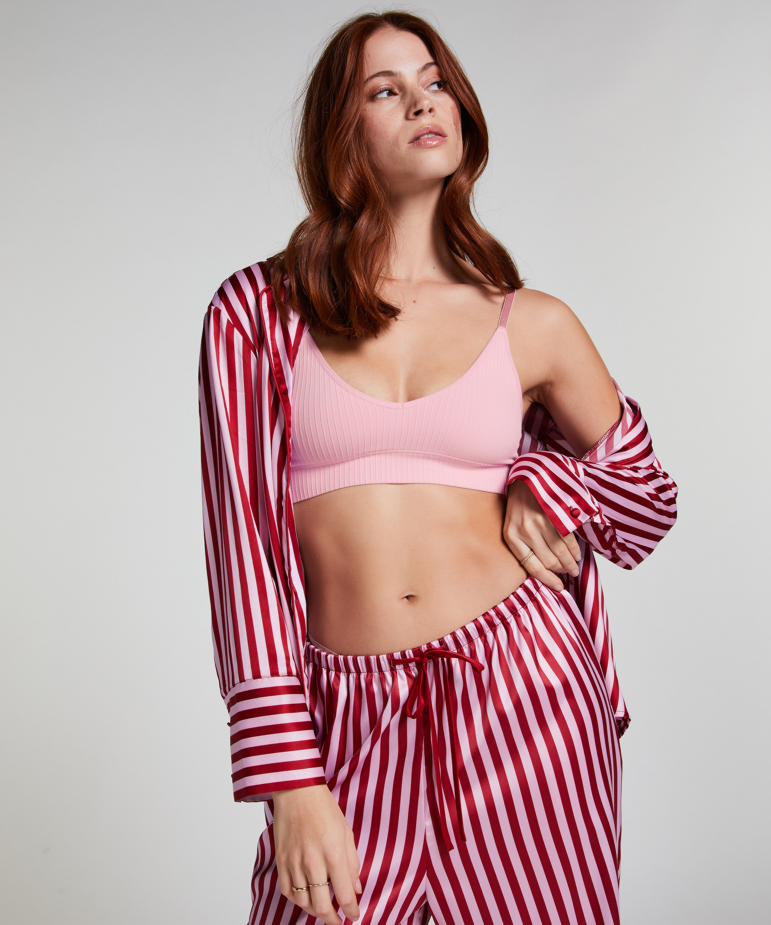 Bralette Dianne, Rose, main