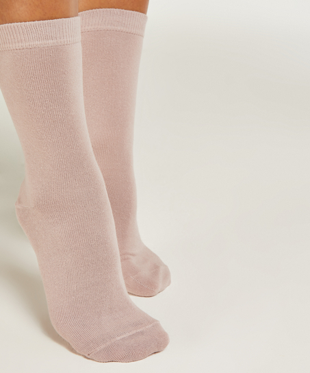 2 Paires de Chaussettes en Coton, Noir