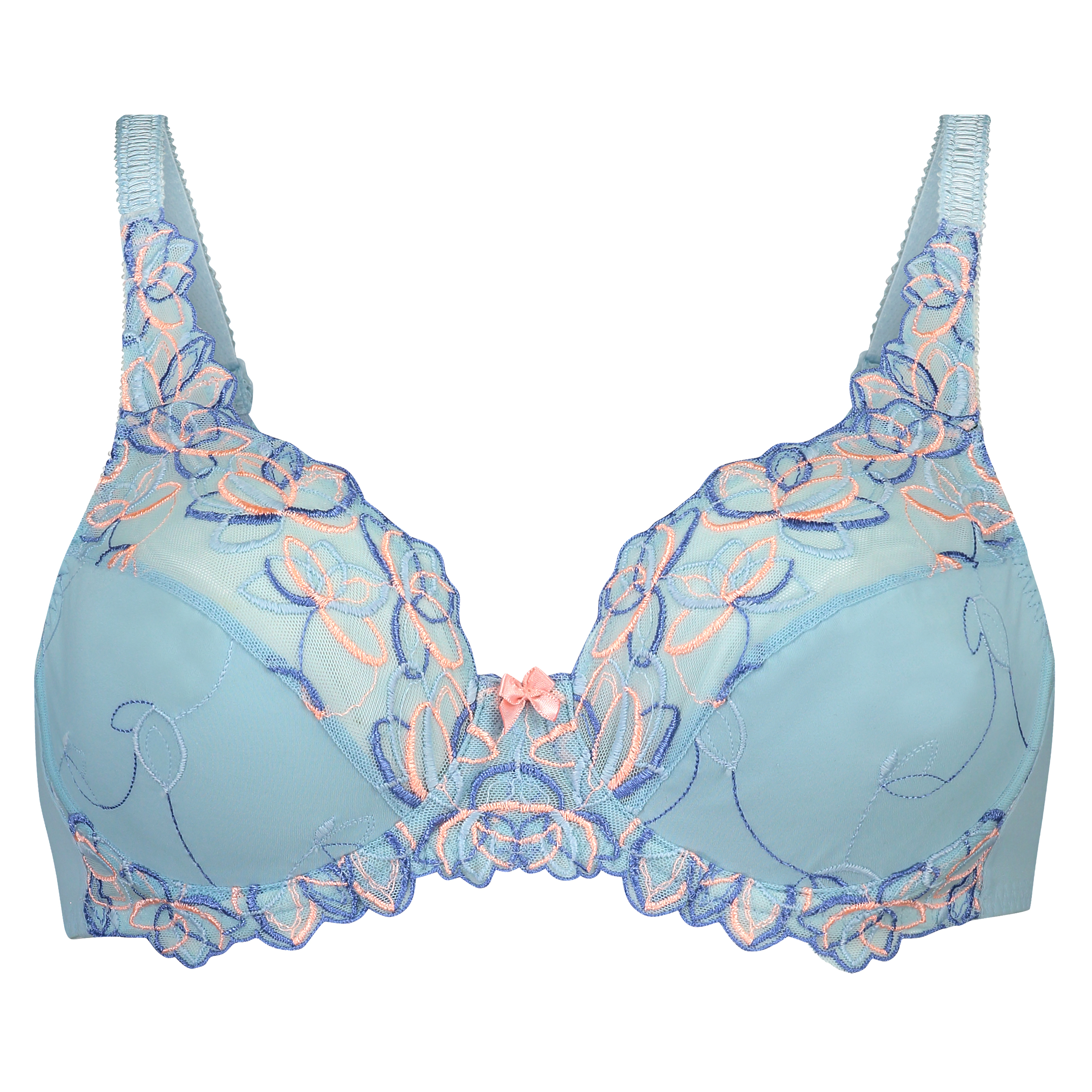 Unwattierter Bügel-BH Diva, Blau, main