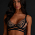 Soutien-gorge &agrave; armatures non-pr&eacute;form&eacute; longline Tara, Noir