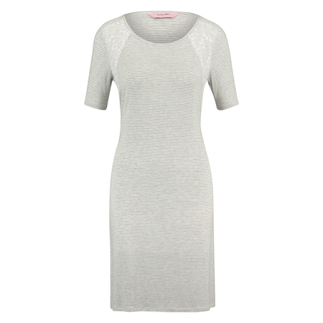 Nachthemd Rundhals, Grau