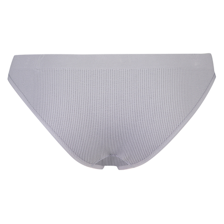 Slip br&eacute;silien taille haute sans couture, Gris