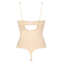 Korrigierender Body mit vorgeformten Cups, Beige