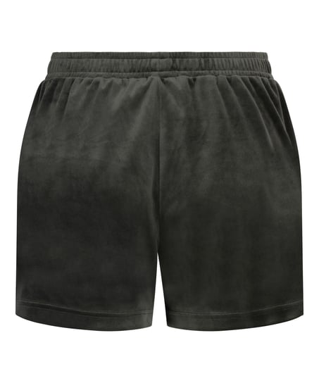 Shorts Velours Pocket, Gr&uuml;n