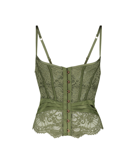 Bustier rembourr&eacute; &agrave; armatures Amelia, Vert