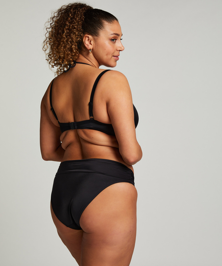 Slip de Bikini Rio Luxe, Noir