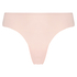 Slip br&eacute;silien invisible avec marque, Rose