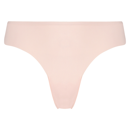 Slip br&eacute;silien invisible avec marque, Rose