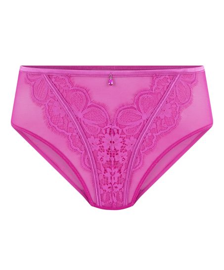 Prina Brazilian mit hohem Beinausschnitt und hoher Taille , Rose