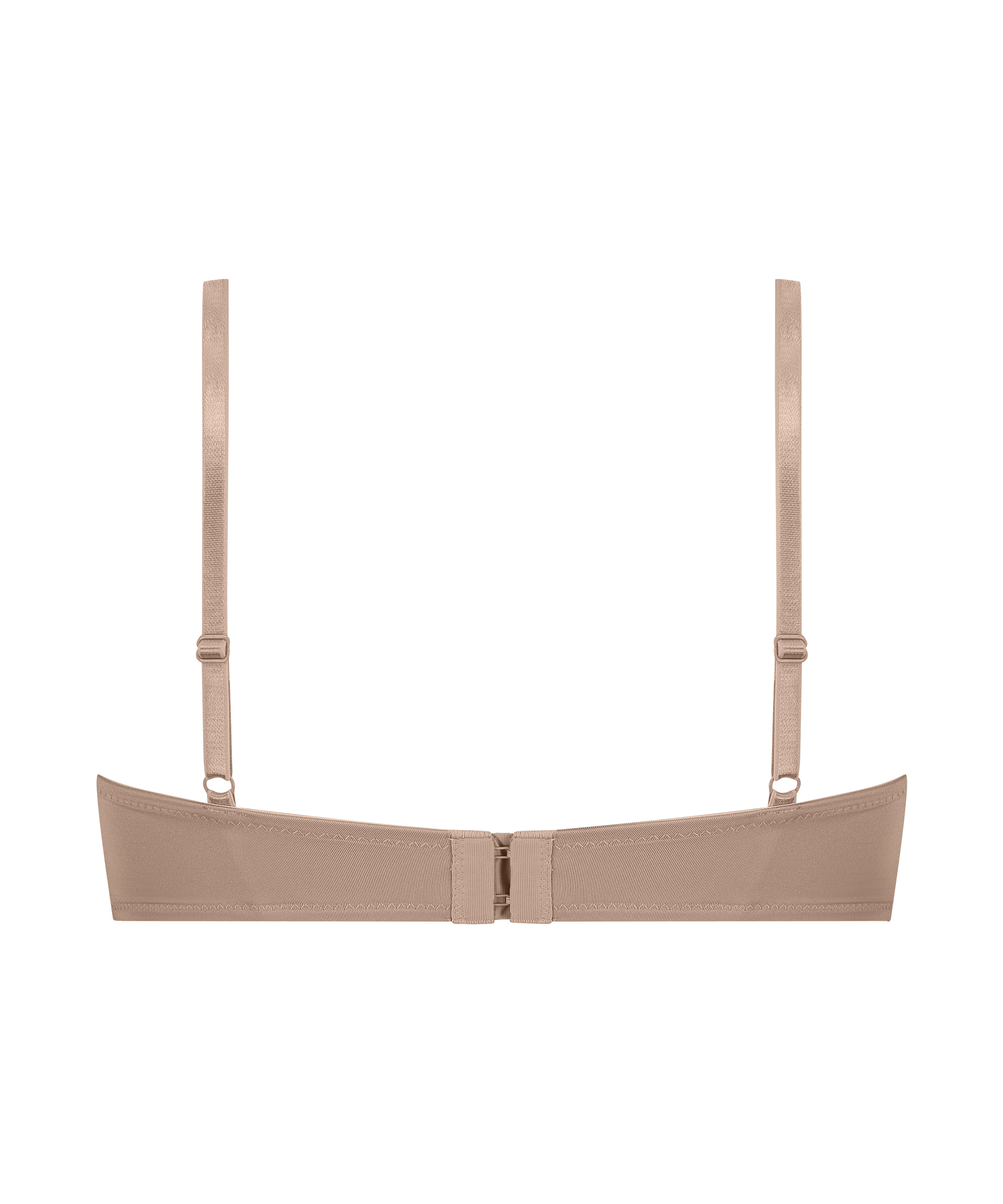 Unwattierter Longline-Bügel-BH Anya, Braun, main