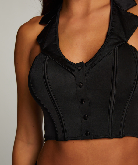 Bralette Bridget Bunny, Schwarz