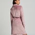 Kurzer Bademantel Fleece Rip, Lila