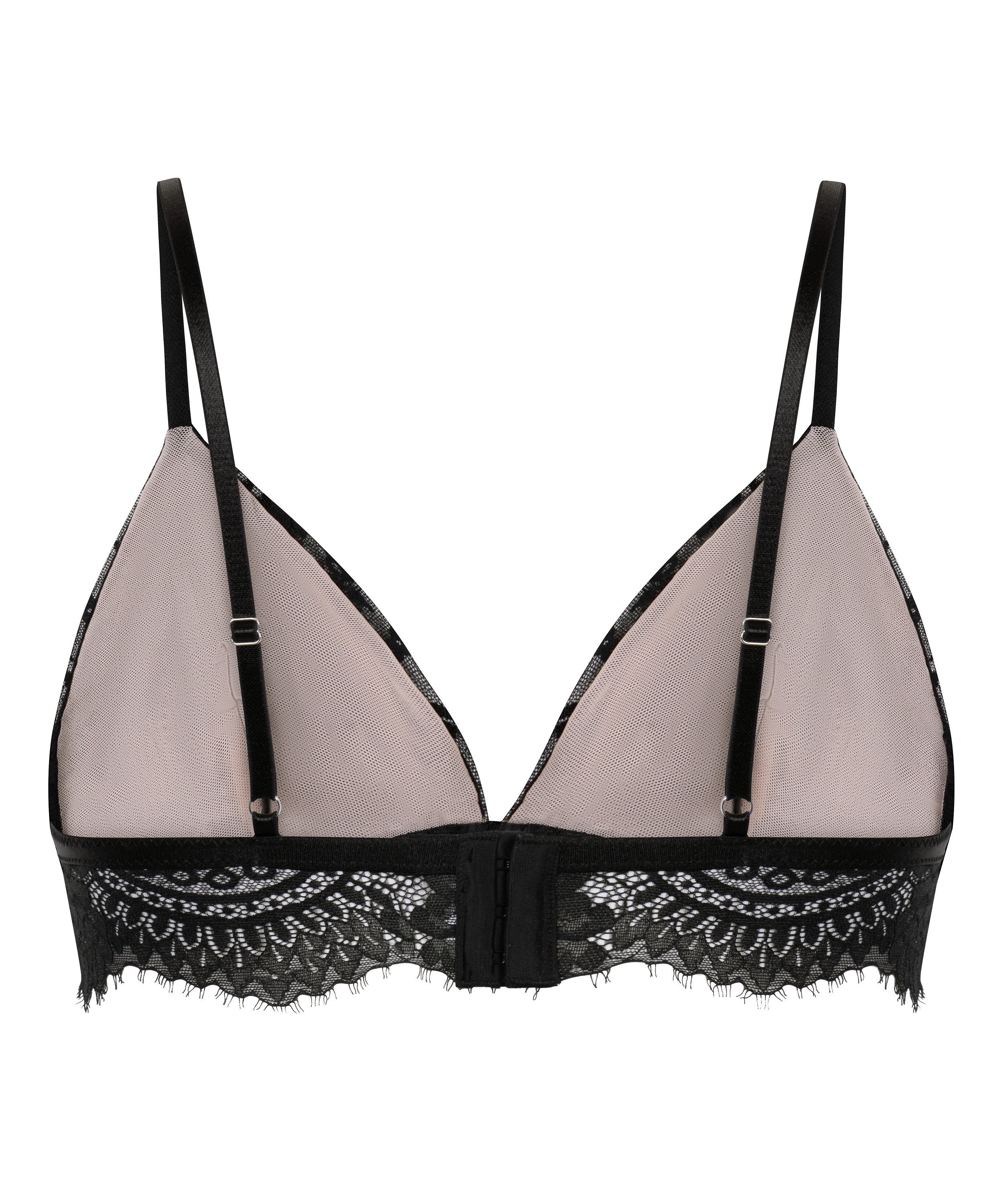 Brassière Lou, Noir, main
