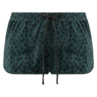 Short velours, Vert