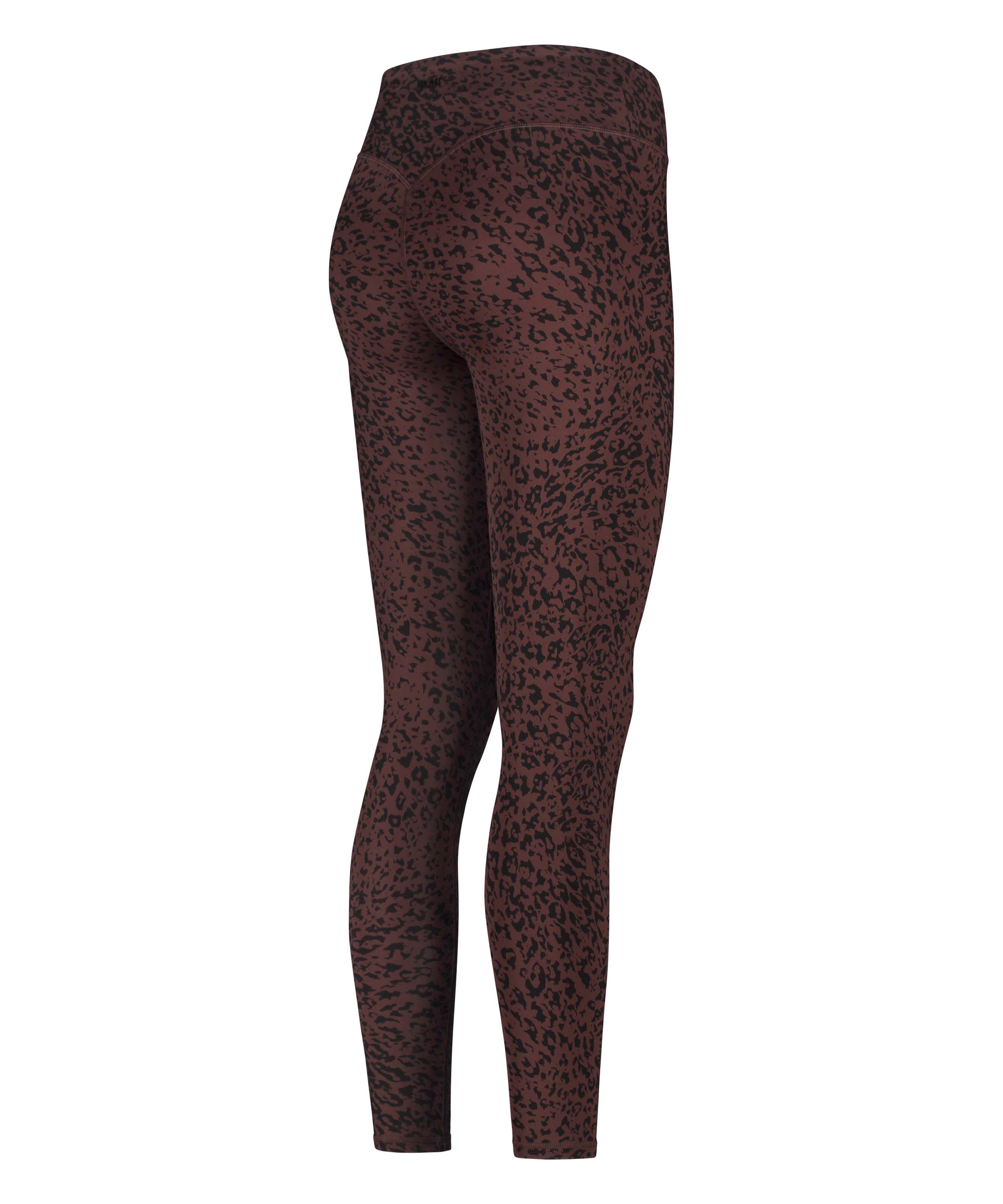 HKMX Legging croisé à taille haute, marron, main