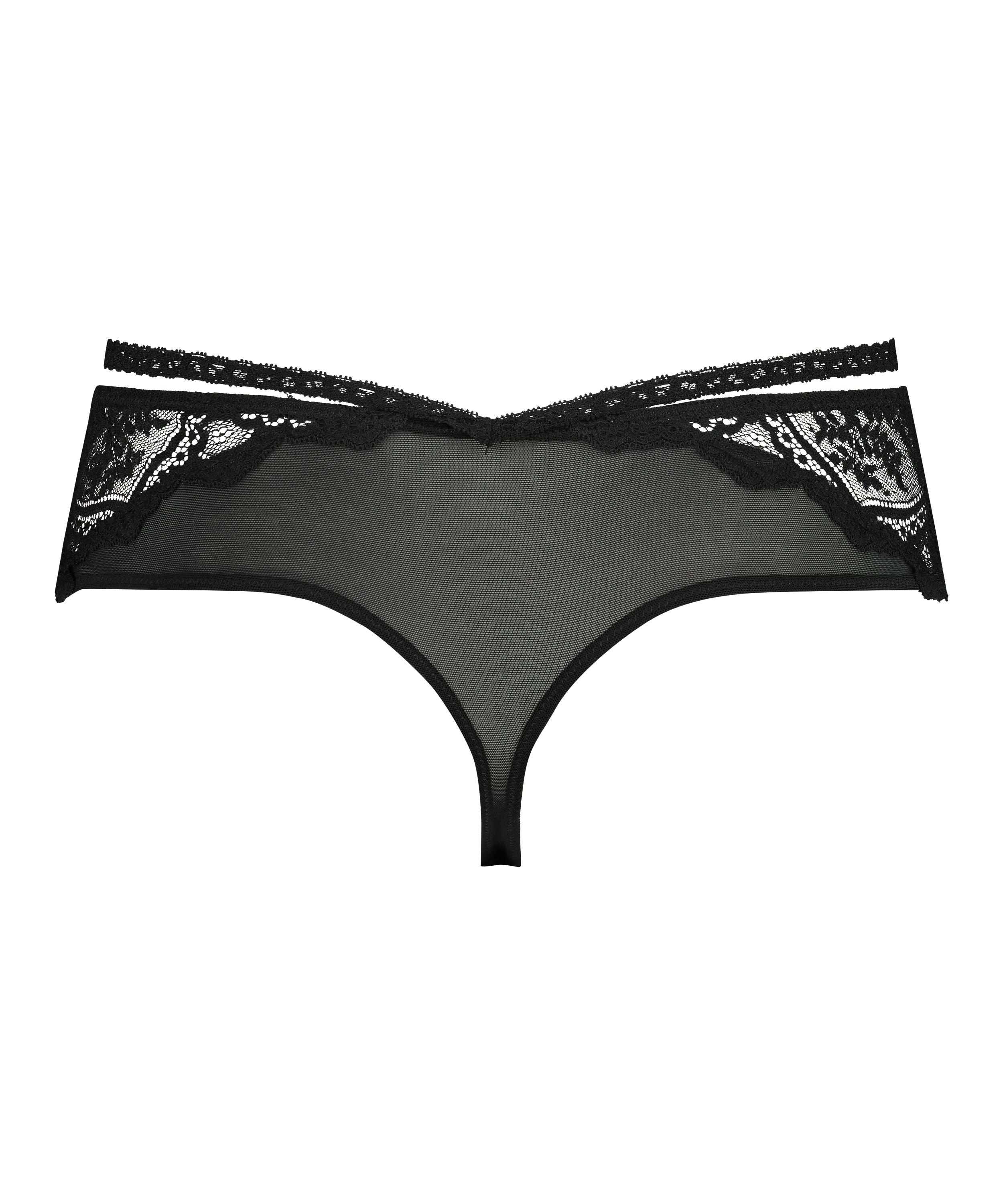 Boxer string Skylar, Noir, main