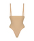 String taille haute à gaine sculptante sans coutures mise en forme, Beige, main Beige