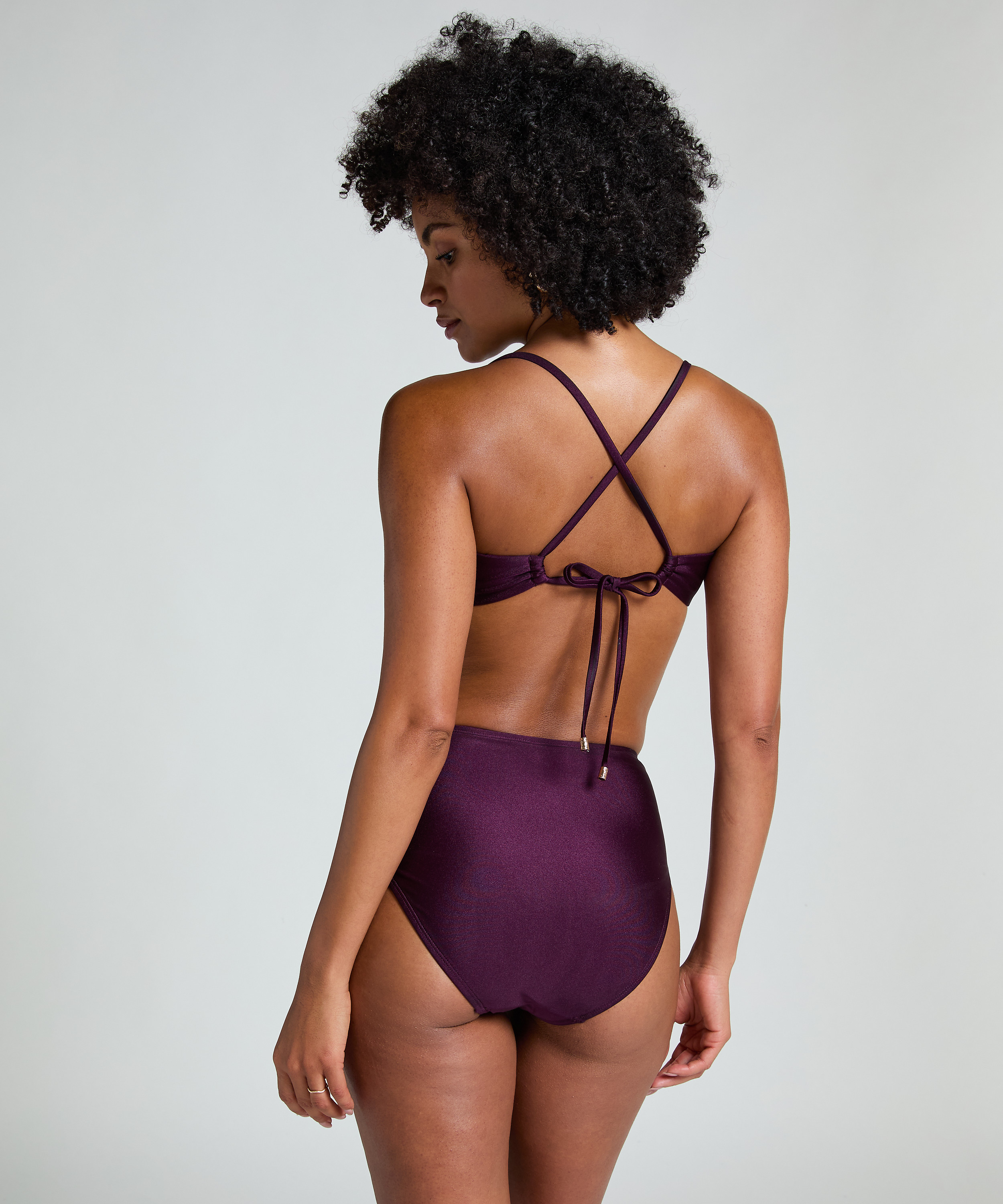 Bikini-Crop-Top Costa, Lila, main