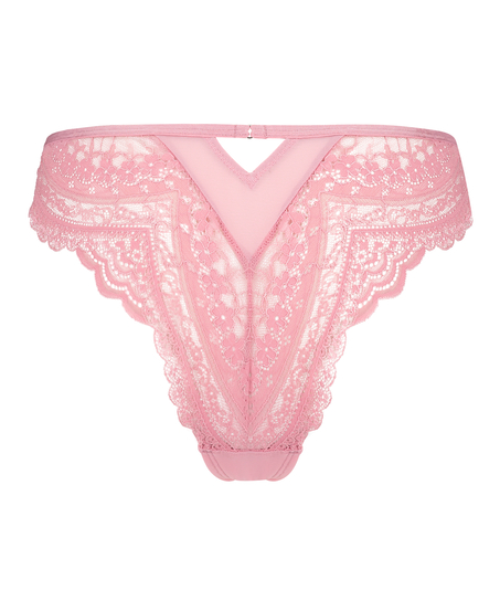 Slip br&eacute;silien &eacute;chancr&eacute; Wies, Rose
