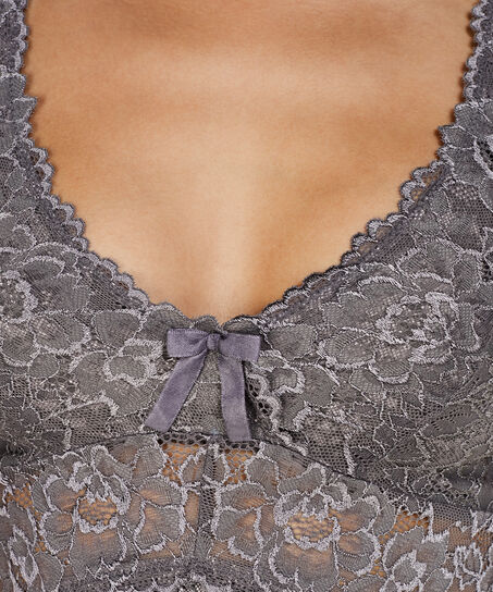 Slipdress Modal Lace mit Spitze, Rose