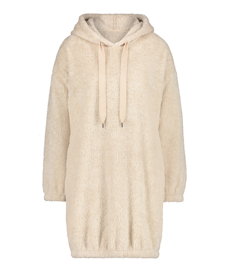 Snuggle Fleecekleid, Beige
