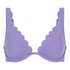 Haut de bikini à armatures non préformé Scallop, Violet