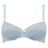 Padded underwired bra Angie, Bleu
