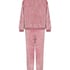 Pyjamaset Fleece Herz, Lila