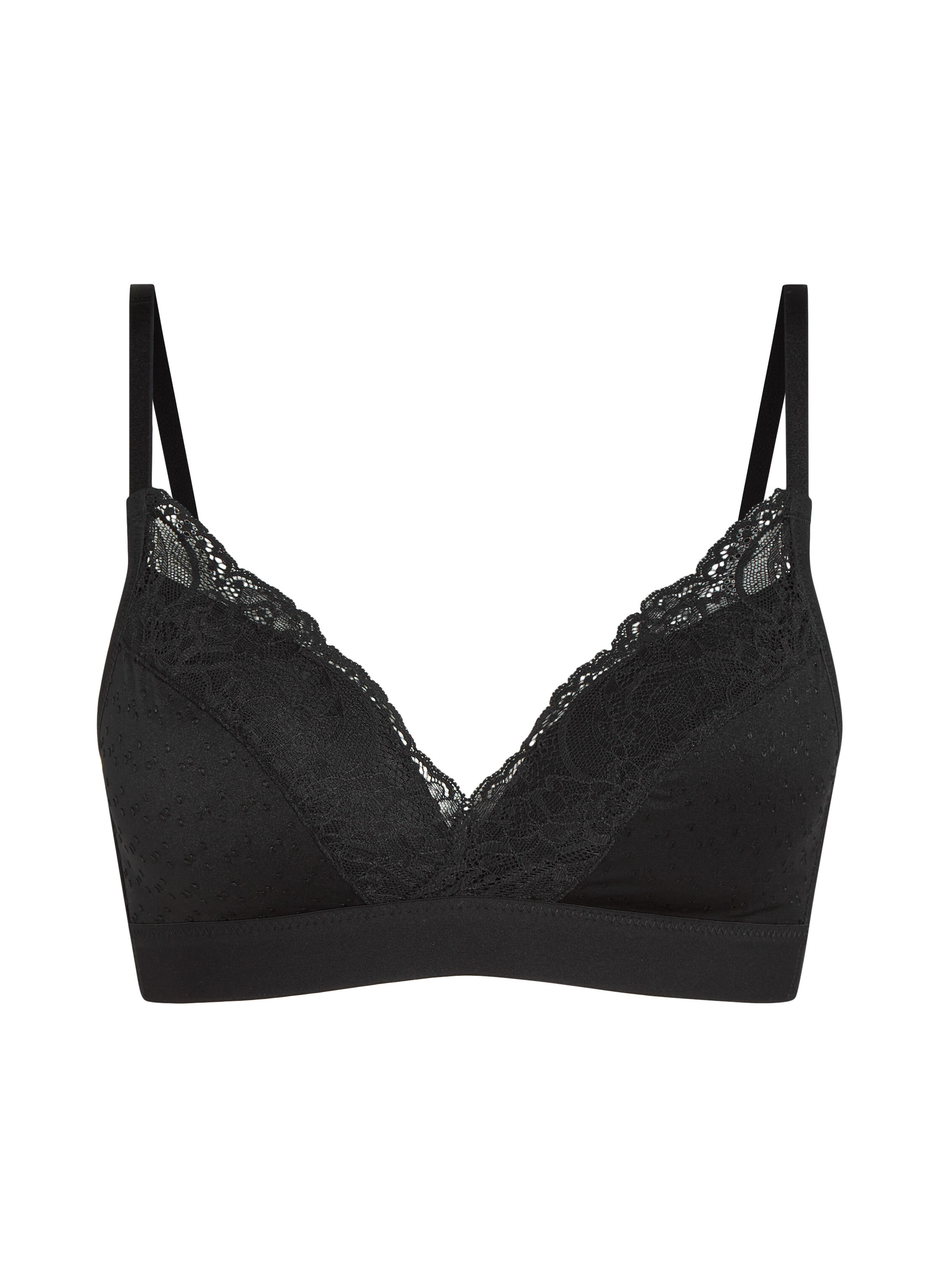 Soutien-gorge pr&eacute;form&eacute; sans armatures Sophie, Noir