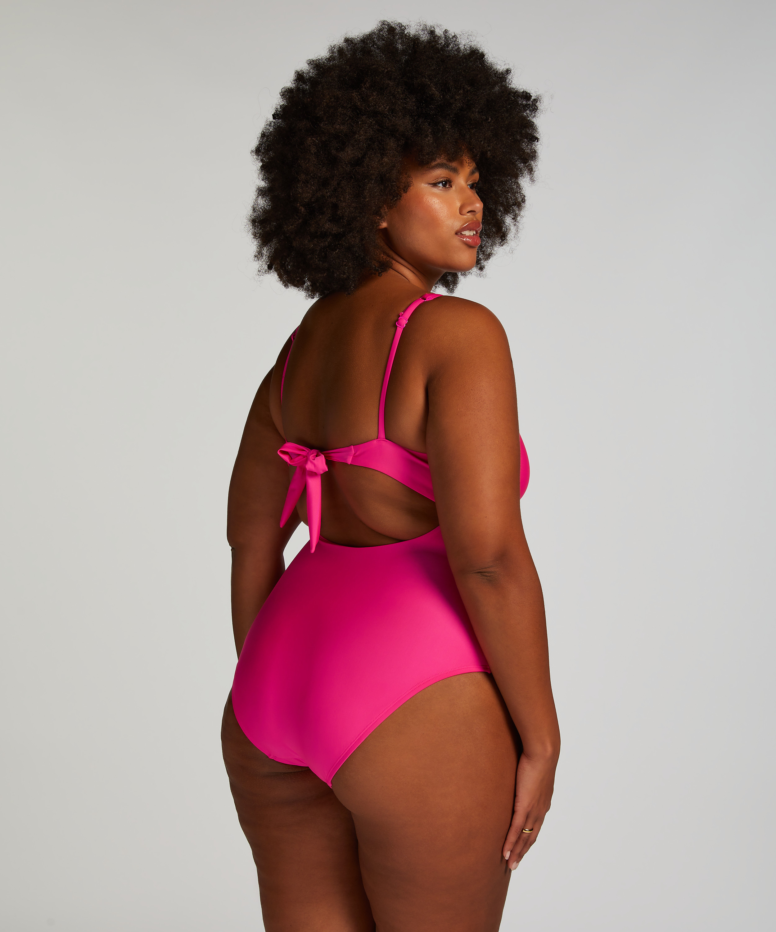 Maillot de bain Shaping Naples, Rose, main