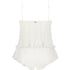 Ensemble Cami Mousseline Plissé, Blanc