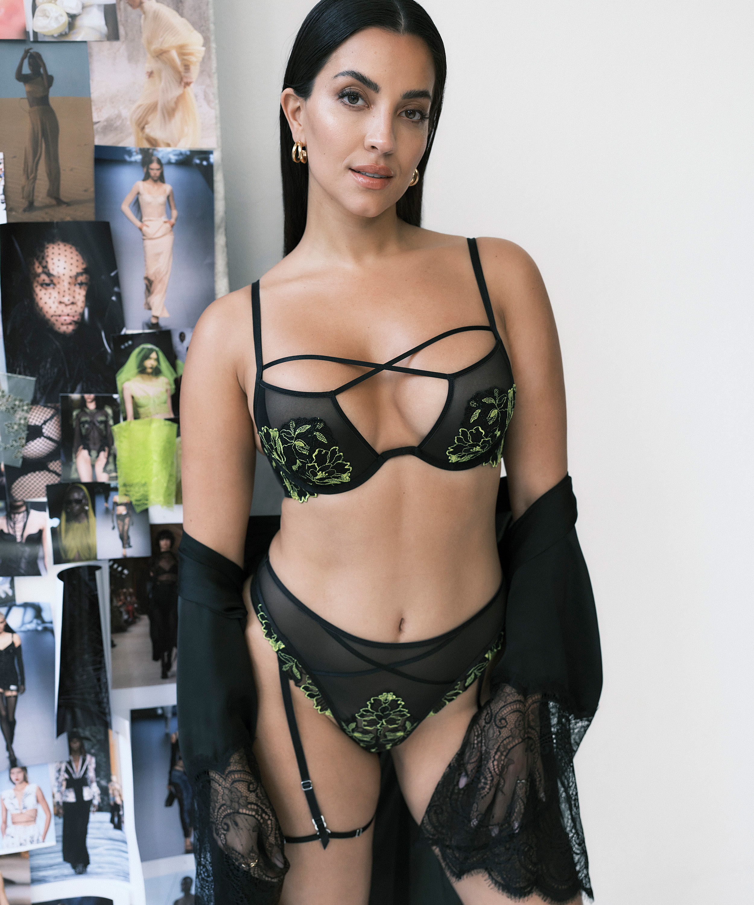 Unwattierter Bügel-BH Feyre, Schwarz, main