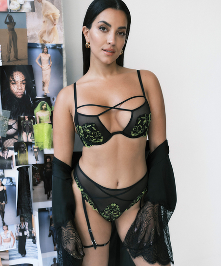 Unwattierter Bügel-BH Feyre, Schwarz