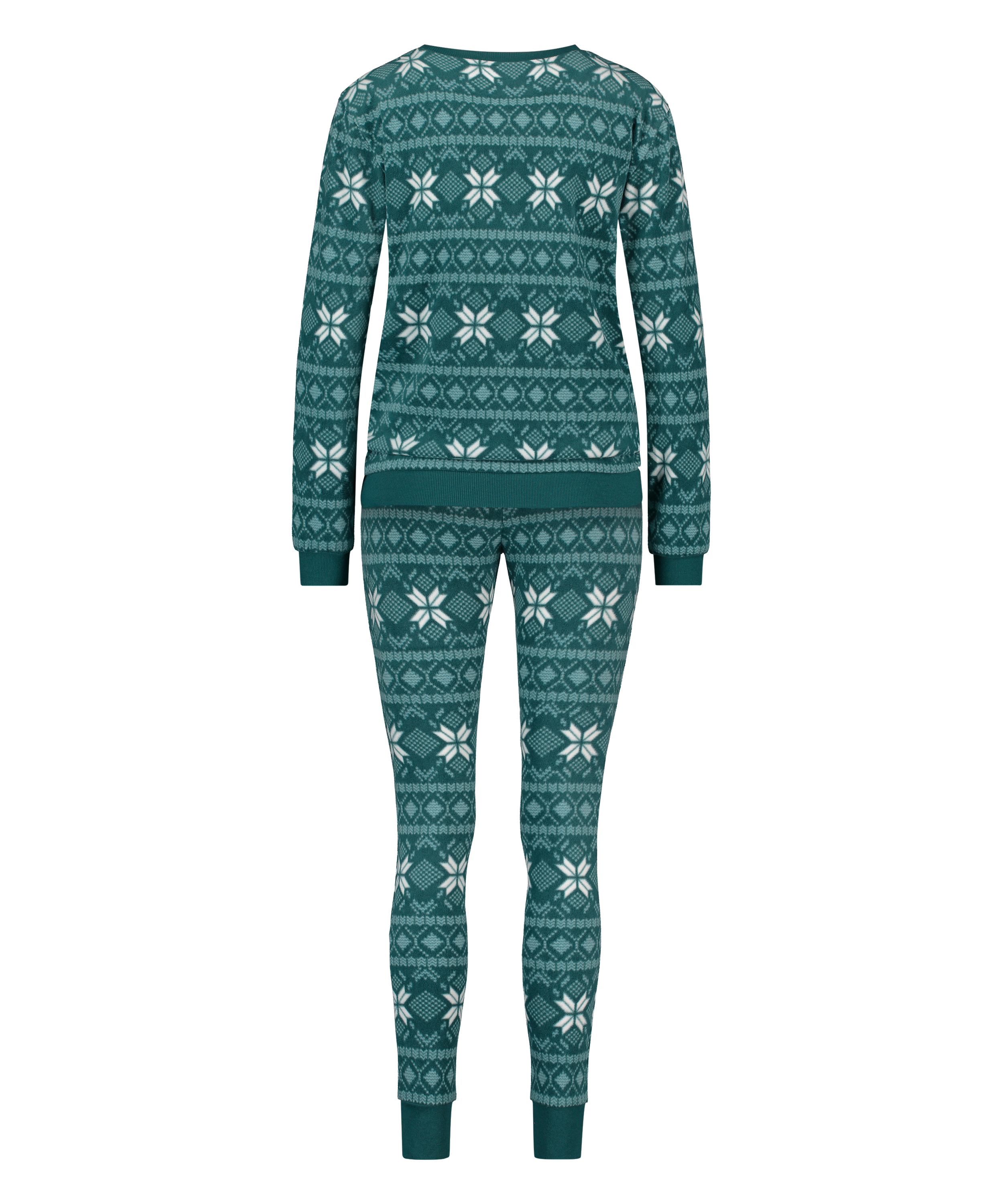 Pyjamaset Fleece, Blau, main