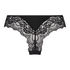 Brazilian-Slip mit hohem Beinausschnitt Dora, Schwarz